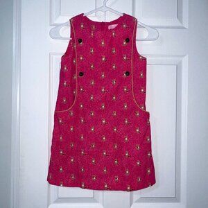 Lilly Pulitzer Girl's Owl Print Sleeveless Dress Size 7